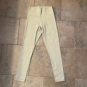 Aritzia TNA Green/Tan Leggings